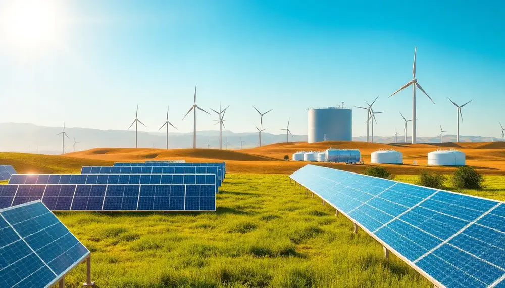 Erneuerbare Energien: Solar-, Wind- und Wasserstofftechnologien als Wachstumsbereiche